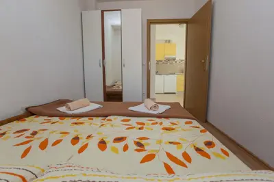 Krevet ili kreveti u jedinici u objektu Apartment Baska Voda 6761c
