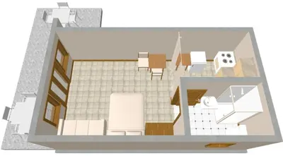 Tlocrt objekta Apartments with parking space Zavala, Hvar - 593
