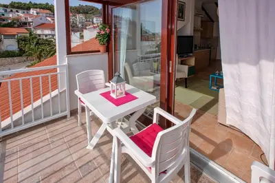 Balkon ili terasa u objektu Apartments with a parking space Hvar - 11427