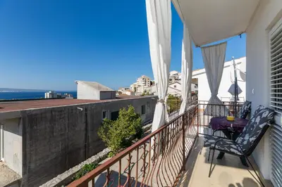 Balkon ili terasa u objektu Apartments with parking space Dugi Rat, Omis - 11483