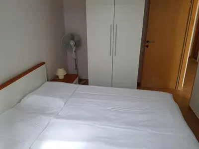Krevet ili kreveti u jedinici u objektu Apartments Villa Maslinica