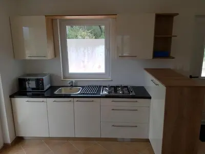 Kuhinja ili čajna kuhinja u objektu Apartments Villa Maslinica
