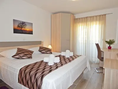 Krevet ili kreveti u jedinici u objektu AB Villa Podstrana