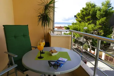 Balkon ili terasa u objektu Apartments Harmonija