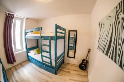 Krevet ili kreveti u jedinici u objektu White Rabbit Hostel
