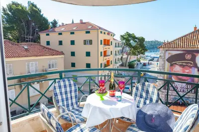 Balkon ili terasa u objektu Apartment Beach