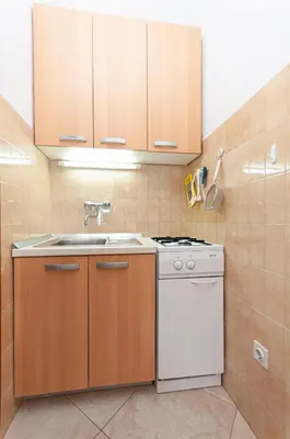 Kuhinja ili čajna kuhinja u objektu Apartments Niko