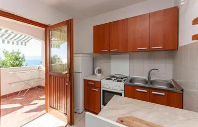 Kuhinja ili čajna kuhinja u objektu Apartments Niko