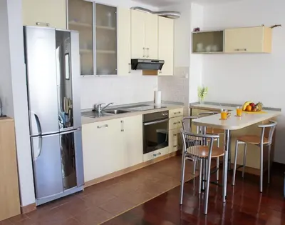 Kuhinja ili čajna kuhinja u objektu Apartment Beachfront