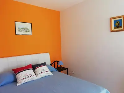 Krevet ili kreveti u jedinici u objektu Apartments House of the rising sun - Puljic
