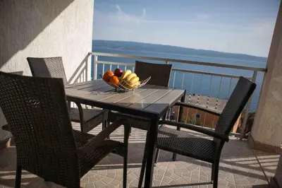 Tlocrt objekta Apartments by the sea Suhi Potok, Omis - 11574