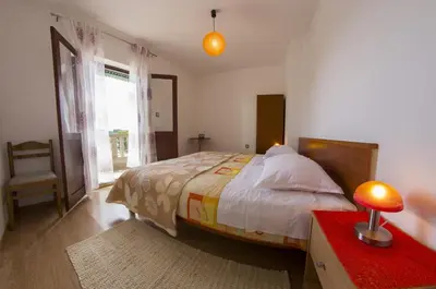 Krevet ili kreveti u jedinici u objektu Apartments by the sea Sumartin, Brac - 2951