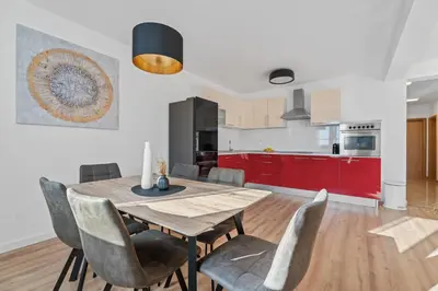 Kuhinja ili čajna kuhinja u objektu Apartments Bakota