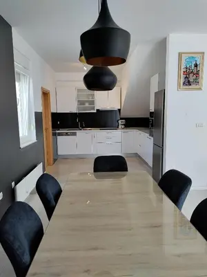 Kuhinja ili čajna kuhinja u objektu Magi House with pool