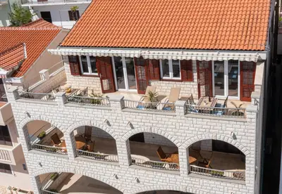 Balkon ili terasa u objektu Beachfront XXL - 2 Apartments Together -