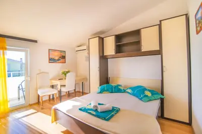 Krevet ili kreveti u jedinici u objektu Apartments Cihorich
