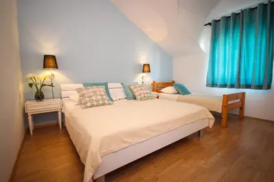 Krevet ili kreveti u jedinici u objektu Apartmani Kristijan