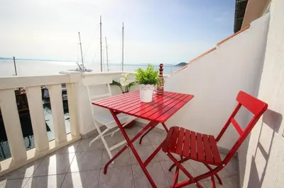 Balkon ili terasa u objektu Apartmani Kristijan