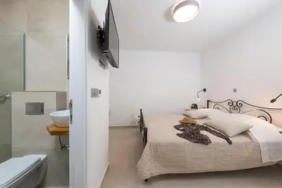 Krevet ili kreveti u jedinici u objektu Hvar Villa Maris