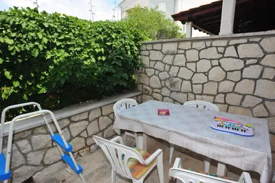 Tlocrt objekta Seaside apartments with a swimming pool Supetar, Brac - 11360