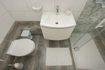 Kupaonica u objektu Apartmani Mona