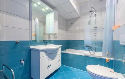 Kupaonica u objektu Apartment Jesenice With Sea View Ii
