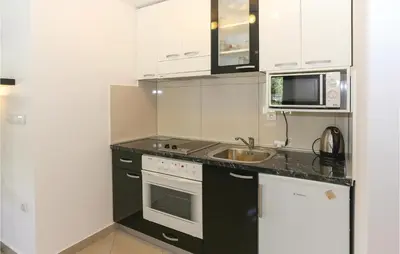 Kuhinja ili čajna kuhinja u objektu Apartment Jesenice With Sea View Iii
