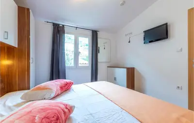 Krevet ili kreveti u jedinici u objektu Apartment Jesenice With Sea View Iii