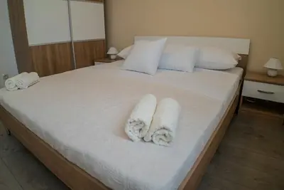 Krevet ili kreveti u jedinici u objektu Apartman Ljubica Sea View