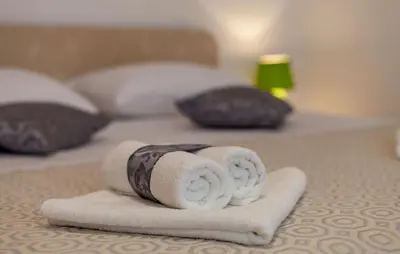 Krevet ili kreveti u jedinici u objektu Apartments Solmar