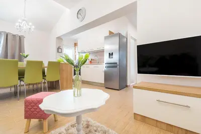 TV i/ili zabavni centar u objektu Apartment Libero