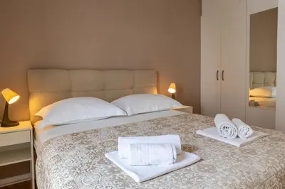 Krevet ili kreveti u jedinici u objektu Vidoš apartments