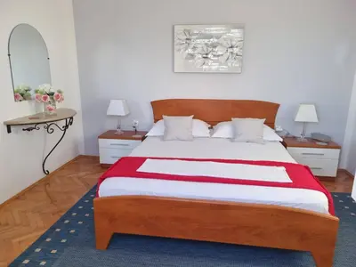 Krevet ili kreveti u jedinici u objektu Apartments by the sea Postira, Brac - 706