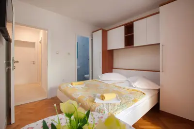 Krevet ili kreveti u jedinici u objektu Apartments Klara