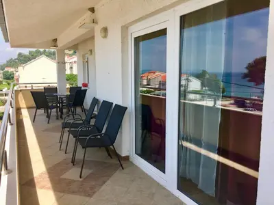 Balkon ili terasa u objektu Apartmani Morango