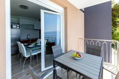 Balkon ili terasa u objektu Villa Veronika