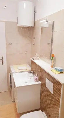Tlocrt objekta Seaview Apartment Tony with Grand Terrace