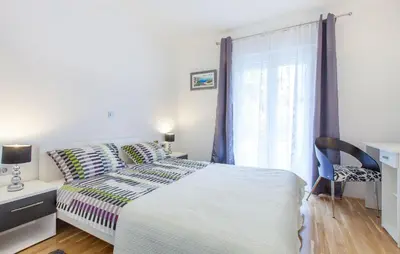 Krevet ili kreveti u jedinici u objektu Apartments with a parking space Podstrana, Split - 11699