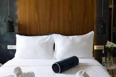 Krevet ili kreveti u jedinici u objektu Hvar Riva Rooms