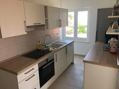 Kuhinja ili čajna kuhinja u objektu Apartments Marino
