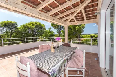 Balkon ili terasa u objektu Beachside Villa Marko