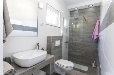 Kupaonica u objektu Beachside Villa Marko