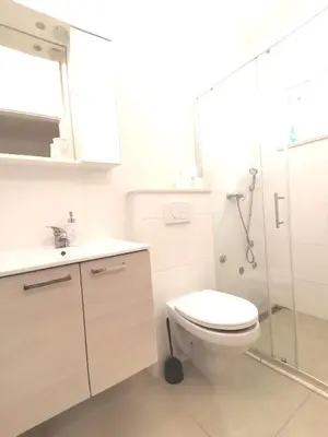 Kupaonica u objektu Apt White Idyll, 3 bedrooms, 3 bathrooms, terrace apt