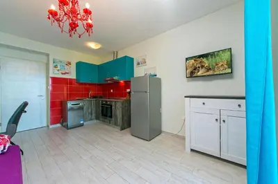 Kuhinja ili čajna kuhinja u objektu Apartments La Flor