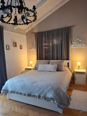 Krevet ili kreveti u jedinici u objektu Apartment Lila garden