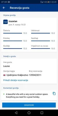 Tlocrt objekta Villa Jozini trudi