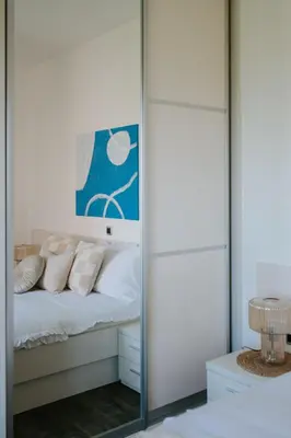 Krevet ili kreveti u jedinici u objektu Villa Aurelia by Domus Mirus - Rooftop Cinema & Pool & 6 Minute Walk to Beach