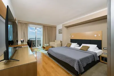 Krevet ili kreveti u jedinici u objektu Hotel San Antonio
