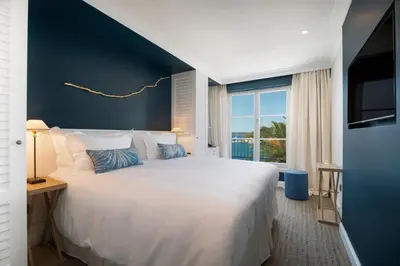 Krevet ili kreveti u jedinici u objektu Riva Marina Hvar Hotel