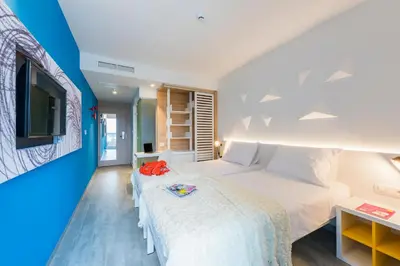 Krevet ili kreveti u jedinici u objektu Pharos Hvar Bayhill Hotel